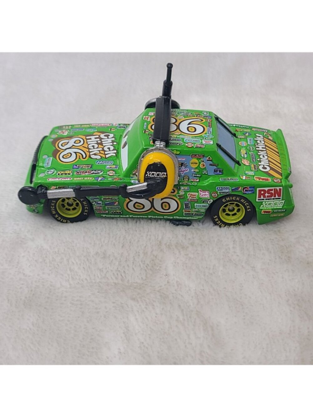 Disney Pixar Cars 3 Chick Hicks with Headset Mattel 1:55 Diecast DXV48 - Picture 6 of 9